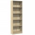 Estantería de madera de ingeniería roble Sonoma 60x24x176