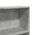 Estantería de madera de ingeniería gris hormigón 80x24x176