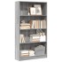 Estantería de madera de ingeniería gris Sonoma 80x24x143