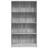 Estantería de madera de ingeniería gris Sonoma 80x24x143