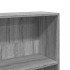 Estantería de madera de ingeniería gris Sonoma 80x24x143