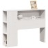 Cabecero de cama almacenaje madera maciza pino blanco 75