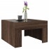 Mesa de centro con Infinity LED marrón roble 50x50x30