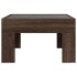 Mesa de centro con Infinity LED marrón roble 50x50x30