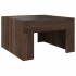 Mesa de centro con Infinity LED marrón roble 50x50x30