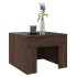 Mesa de centro con Infinity LED marrón roble 40x40x30