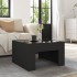 Mesa de centro con Infinity LED negro 50x50x30