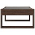 Mesa de centro con Infinity LED marrón roble 70x53x30