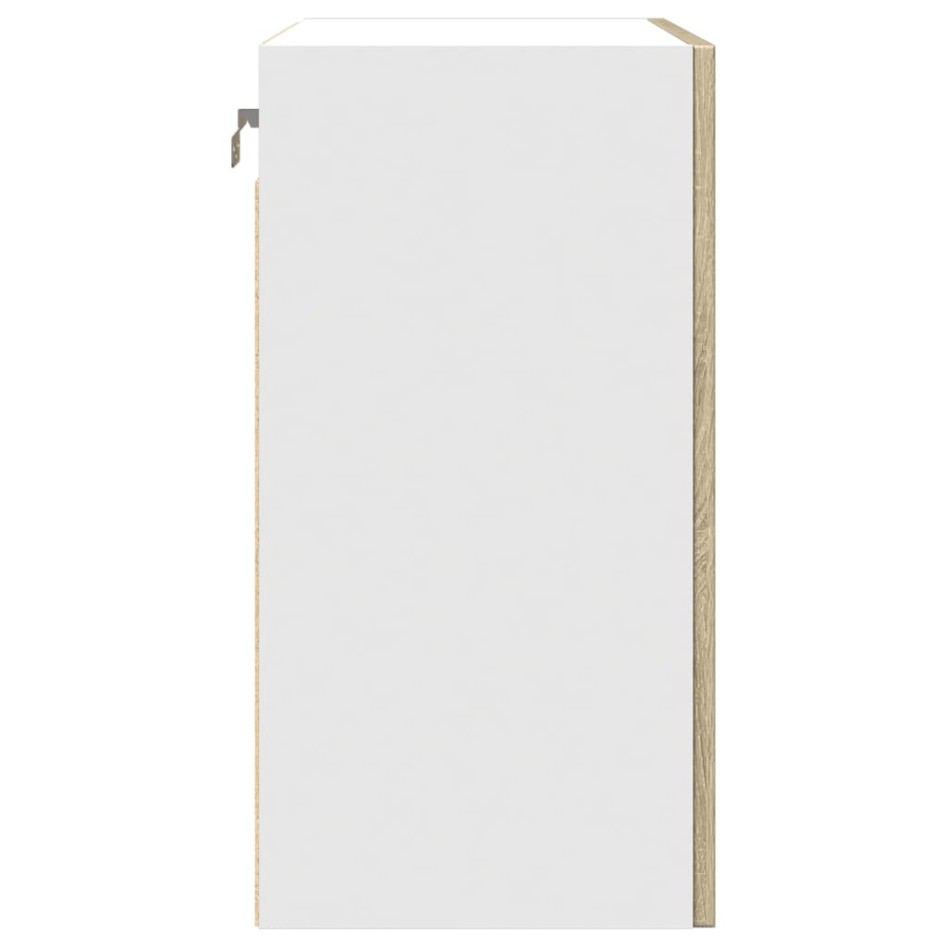 Armario de pared madera ingeniería roble Sonoma 50x31x60