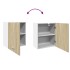Armario de pared madera ingeniería roble Sonoma 50x31x60
