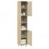 Armario de baño madera ingeniería roble Sonoma 30,5x30x179