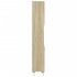 Armario de baño madera ingeniería roble Sonoma 30,5x30x179