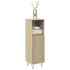 Armario de baño madera contrachapada roble Sonoma 30x30x100