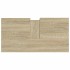 Armario de baño madera contrachapada roble Sonoma 65x33x60