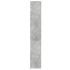 Aparador con LED madera ingeniería gris hormigón 36x32,5x200