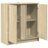 Aparador con LED madera de ingeniería roble Sonoma 77x34x85