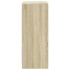Aparador con LED madera de ingeniería roble Sonoma 77x34x85