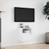 Mueble de TV de pared con luces LED blanco 41x31x45
