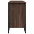 Armario lavabo baño madera ingeniería marrón roble 91x35x60