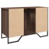 Armario lavabo baño madera ingeniería marrón roble 91x35x60