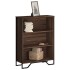 Estantería madera de ingeniería marrón roble 80x31x106