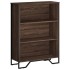 Estantería madera de ingeniería marrón roble 80x31x106