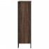 Estantería madera de ingeniería marrón roble 80x31x106