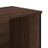 Estantería madera de ingeniería marrón roble 80x31x106