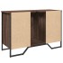 Armario lavabo baño madera ingeniería marrón roble 91x35x60