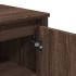 Armario lavabo baño madera ingeniería marrón roble 91x35x60