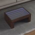 Mesa de centro con Infinity LED marrón roble 70x50x30
