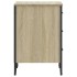 Mesita de noche madera de ingeniería roble Sonoma 40x41x60
