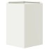 Jardineras hexagonales 2 uds acero blanco 46x40x45
