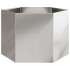 Jardinera hexagonal acero inoxidable 69x60x45