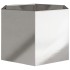 Jardinera hexagonal acero inoxidable 69x60x45