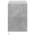 Mueble de TV de pared con luces LED gris hormigón 80x31x45