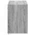 Mueble de TV de pared con luces LED gris Sonoma 100x31x45