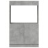 Aparador de madera de ingeniería gris hormigón 63x33x100