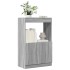 Aparador de madera de ingeniería gris Sonoma 63x33x100