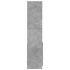 Aparador de madera de ingeniería gris hormigón 63x33x140