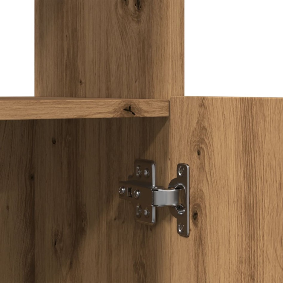 Aparador de madera de ingeniería roble artisian 63x33x140