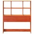 Cabecero de cama almacenaje madera maciza pino marrón 100