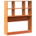 Cabecero de cama almacenaje madera maciza pino marrón 100