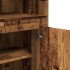 Aparador de madera de ingeniería envejecido 60x35,5x103,5