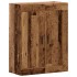Armario de pared madera de ingeniería envejecida 69,5x34x90
