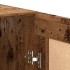 Armario de pared madera de ingeniería envejecida 69,5x34x90