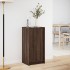 Aparador con LED madera ingeniería marrón roble 42,5x34x85