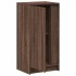 Aparador con LED madera ingeniería marrón roble 42,5x34x85