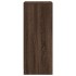 Aparador con LED madera ingeniería marrón roble 42,5x34x85