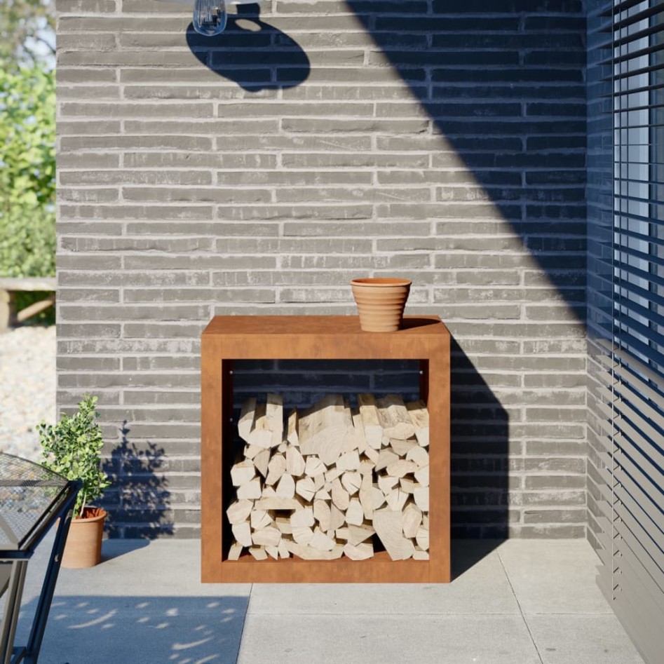 Leñero  60x40x60 cm Acero